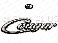 Front Cougar Logo (Dark Cap)
