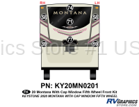7 Piece 2020 Montana Fifth Wheel WITH Front Window Front Graphics Kit