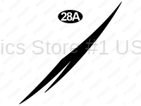 Front Black Split Swoop A
