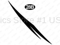 Front Black Split Swoop B