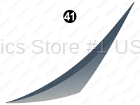 Front Blue/Silver Fade Swoop LH