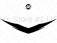 Front Black Split Chevron