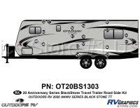 18 Piece 2020 Anniversary Series Blackstone Travel Trailer Roadside Graphics Kit
