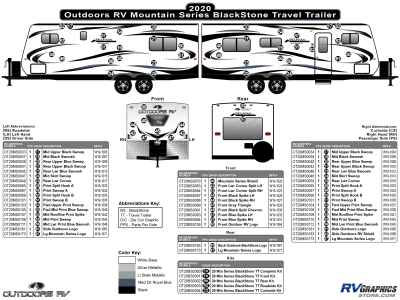 Outdoors RV - Blackstone - 2020 Blackstone Mountain Series Travel Trailer