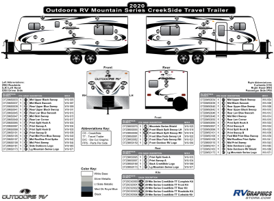 Outdoors RV - Creekside - 2020 Creekside Mountain Series Travel Trailer