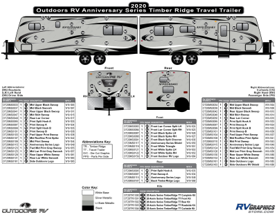 Outdoors RV - Timber Ridge - 2020 Timber Ridge Anniversary Series Travel Trailer