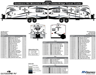 Outdoors RV - Timber Ridge - 2020 Timber Ridge Mountain Series Travel Trailer