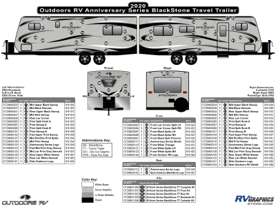 Outdoors RV - 2020 Anniversary Series - 2020 Anniversary Series Blackstone Travel Trailer