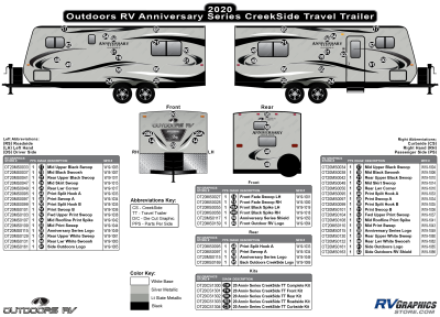 Outdoors RV - 2020 Anniversary Series - 2020 Anniversary Series Creekside Travel Trailer
