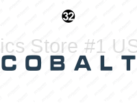 Side Domed Cobalt Logo