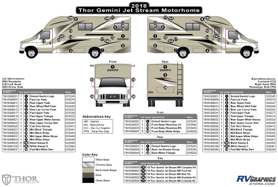 Thor Motorcoach - Gemini - 2018 Gemini Motorhome-Neutral Version (Jet Stream)