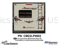 7 Piece 2022 Leprechaun MH Rear Graphics Kit