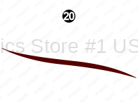 Mid Upper Red Swoosh