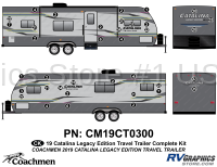 37 Piece 2019 Catalina Travel Trailer Complete Graphics Kit - Image 2