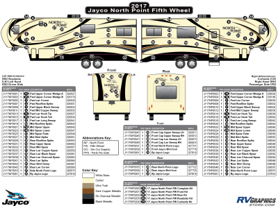 Jayco - North Point - 2017 North Point Fifth Wheel