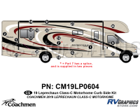 20 Piece 2019 Leprechaun Motorhome Curbside Graphics Kit