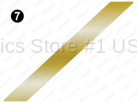 Rear Lwr Thick Gold Accent