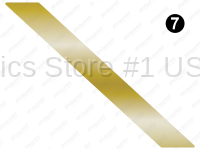Rear Lwr Thick Gold Accent