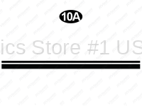 4" x 25' Side Roll Stripe