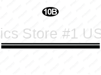 4" x 84"' Front  Stripe