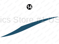 Mid Blue Swoosh Driver Side