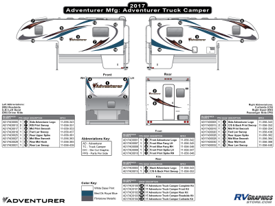 Adventurer RV - Adventurer Truck Campers - 2017 Adventurer Truck Camper