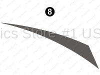 Fwd Upper Gray Spear (CS) Curbside-Passenger Side-Doorside