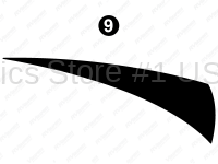 Fwd Mid Black Spear (CS) Curbside-Passenger Side-Doorside
