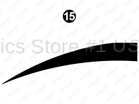 Rear Upper Black Spear (RS) Roadside-Driver Side