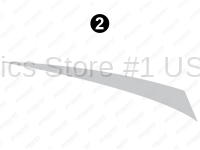 Fwd Upper Silver Spike (CS)-Curbside-Passenger Side-Doorside