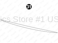 Fwd Lwr White Sweep (CS)-Curbside-Passenger Side-Doorside