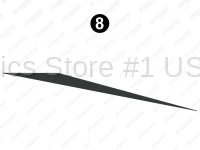 GN21MG0016 Mid Roofline Alloy Spike  CS-Curb-Passenger Side