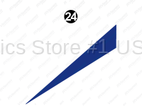 GN21MG0047 Back Blue Spike LH LH-Left Hand-Driver Side