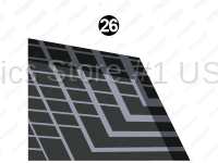 GN21MG0052 Back Lg Print Wedge RH RH-Right Hand Passenger Side