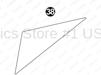 GN21MG0075 Nose Sm White Wedge  RS-Road-Driver Side