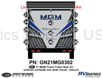 GN21MG0302 11 Piece 2021 MGM Travel Trailer Rear Graphics Kit