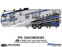 GN21MG0303 29 Piece 2021 MGM Travel Trailer Roadside Graphics Kit