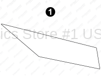 GN21MG1002 Fwd Upper Lg White Stripe CS-Curb-Passenger Side