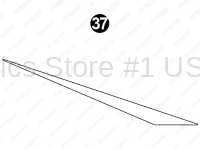 GN21MG1074 Mid White Skirt Spike CS-Curb-Passenger Side