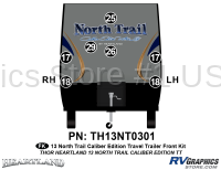 7 Piece 2013 North Trail Caliber Edition Front Graphics Kit