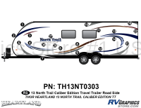 20 Piece 2013 North Trail Caliber Edition Roadside Graphics Kit
