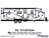 20 Piece 2013 North Trail Caliber Edition Curbside Graphics Kit