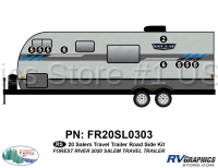 9 Piece 2020 Salem Travel Trailer Roadside Graphics Kit