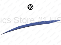 Mid Upper Print Blue Spike