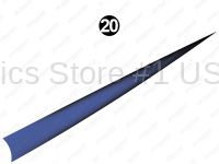 Rear Upper Print Blue Sweep