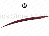 Mid Upper Print Red Spike