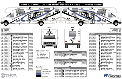 Thor Motorcoach - Chateau - 2021-2022 Chateau Motorhome Blue Version HD Max