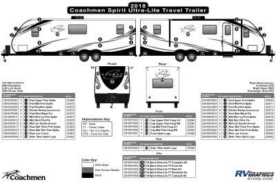 Coachmen - Spirit - 2018 Spirit Ultra Lite Travel Trailer