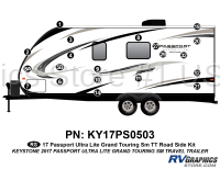 20 Piece 2017 Passport Grand Touring Small TT Roadside Graphics Kit