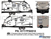 49 Piece 2017 Passport Grand Touring Small TT Complete Graphics Kit